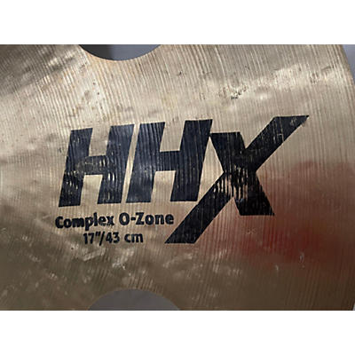 SABIAN Used SABIAN 17in HHX COMPLEX O ZONE Cymbal