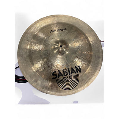 SABIAN Used SABIAN 18in AA Chinese Cymbal