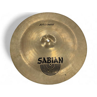 Used SABIAN 18in AA Chinese Cymbal