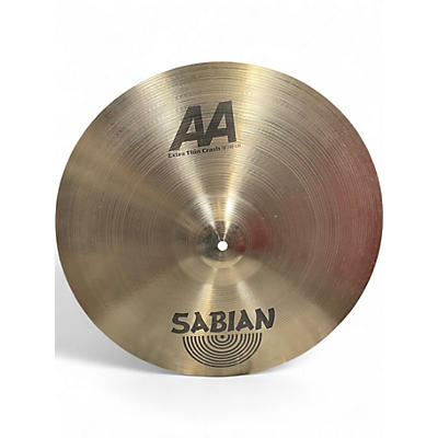 Used SABIAN 18in AA EXTRA THIN CRASH Cymbal