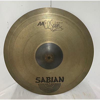 SABIAN Used SABIAN 18in AA El Sabor Crash Cymbal