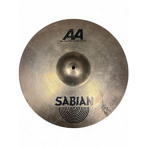 Used SABIAN 18in AA Medium Thin Crash Cymbal 38