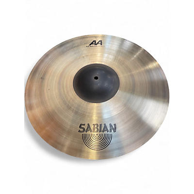 Used SABIAN 18in AA RAW BELL CRASH Cymbal