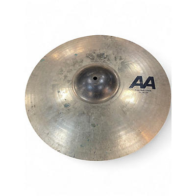 Used SABIAN 18in AA RAW BELL CRASH Cymbal