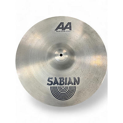 SABIAN Used SABIAN 18in AA Rock Crash Brilliant Cymbal