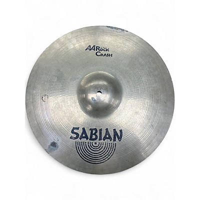 Used SABIAN 18in AA Rock Crash Brilliant Cymbal