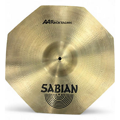Used SABIAN 18in AA Rocktagon Crash Brilliant Cymbal