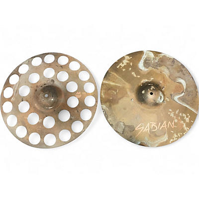Used SABIAN 18in AA SICK HATS PAIR Cymbal