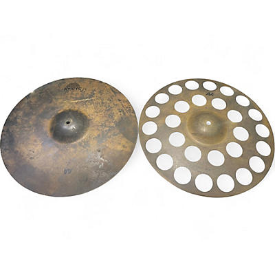 Used SABIAN 18in AA Sick Hats Pair Cymbal