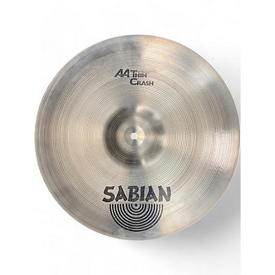 SABIAN Used SABIAN 18in AA Thin Crash Cymbal