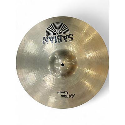 Used SABIAN 18in AA Thin Crash Cymbal