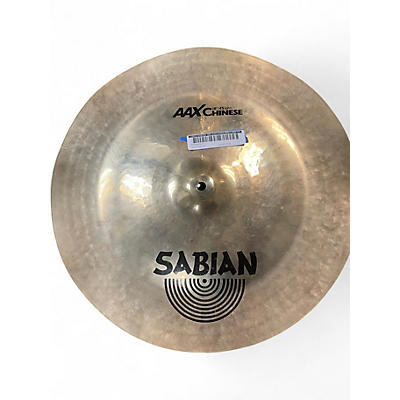 Used SABIAN 18in AAX China Brilliant Cymbal