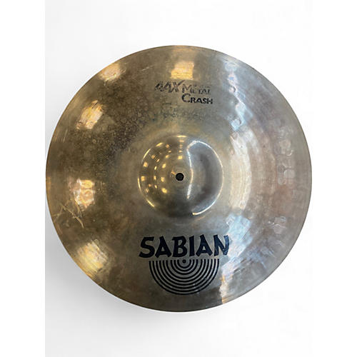 Used SABIAN 18in AAX Metal Crash Brilliant Cymbal 38