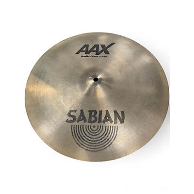 Used SABIAN 18in AAX STUDIO CRASH Cymbal