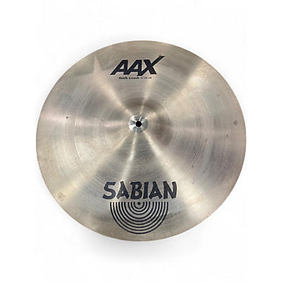 Used SABIAN 18in AAX Series Dark Crash Cymbal