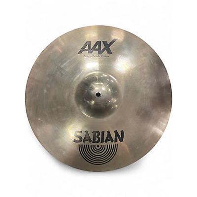 Used SABIAN 18in AAX Stage Crash Cymbal