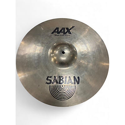 Used SABIAN 18in AAX Stage Crash Cymbal