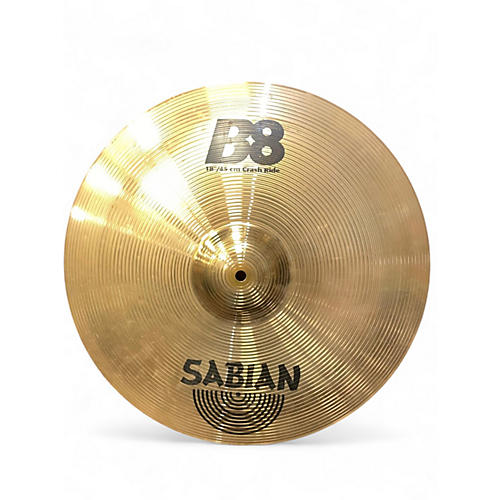 Used SABIAN 18in B8 Crash Ride Cymbal 38