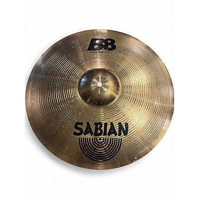 Used SABIAN 18in B8 Crash Ride Cymbal