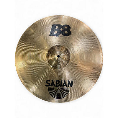 Used SABIAN 18in B8 Crash Ride Cymbal