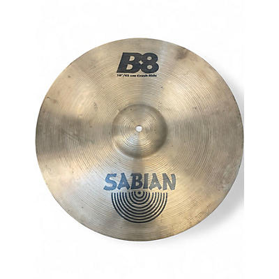 Used SABIAN 18in B8 Crash Ride Cymbal