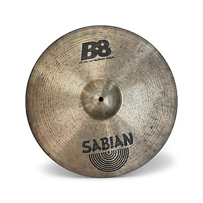 Used SABIAN 18in B8 Medium Crash Cymbal