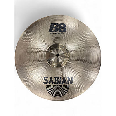Used SABIAN 18in B8 Rock Crash Cymbal
