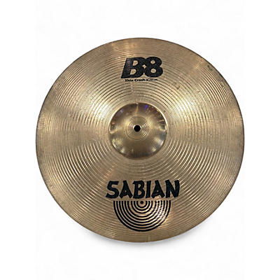 Used SABIAN 18in B8 Thin Crash Cymbal