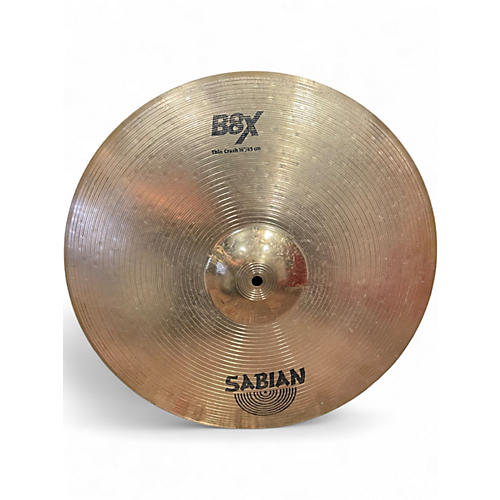 Used SABIAN 18in B8X THIN CRASH Cymbal 38