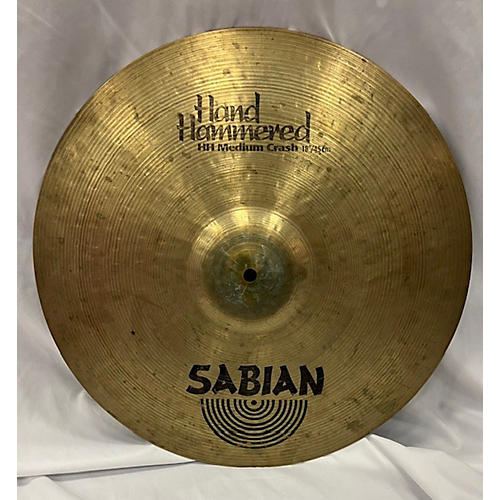 SABIAN Used SABIAN 18in HAND HAMMERED MEDIUM CRASH Cymbal 38