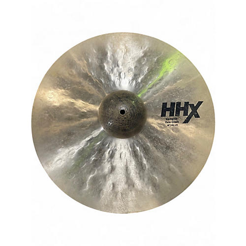 Used SABIAN 18in HHX COMPLEX THIN CRASH Cymbal 38