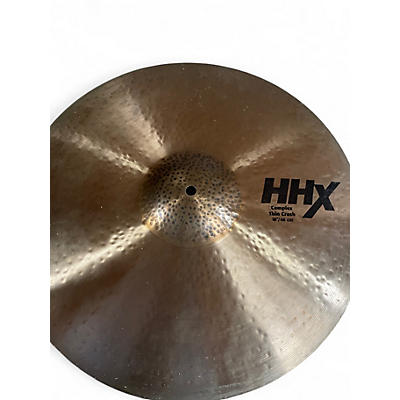 Used SABIAN 18in HHX Complex Thin Crash Cymbal
