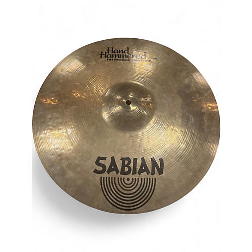 Used SABIAN 18in Hand Hammered Medium Thin Crash Cymbal 38