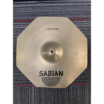 SABIAN Used SABIAN 18in Rocktagon Crash Cymbal