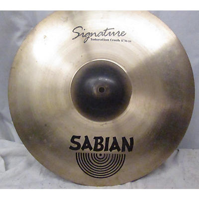 SABIAN Used SABIAN 18in SIGNATURE SATURATION CRASH Cymbal