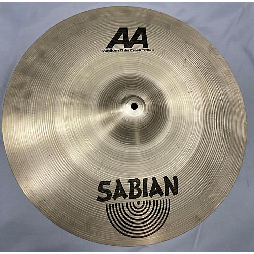 SABIAN Used SABIAN 19in AA Medium Thin Crash Cymbal 39