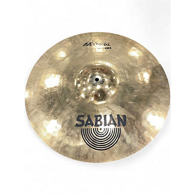 Used SABIAN 19in AAX Metal Crash Brilliant Cymbal