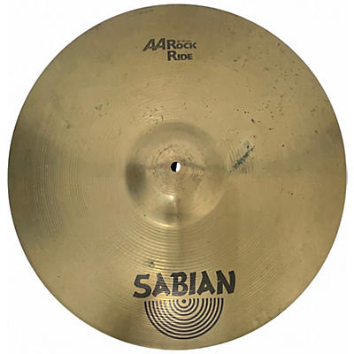 Used SABIAN 20in AA ROCK RIDE Cymbal