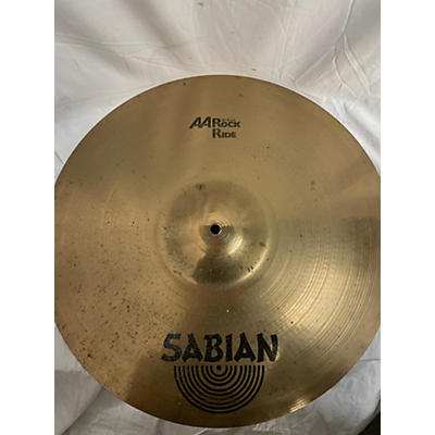 SABIAN Used SABIAN 20in AA Rock Ride Brilliant Cymbal