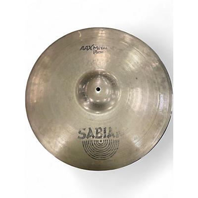 Used SABIAN 20in AAX Metal Ride Brilliant Cymbal