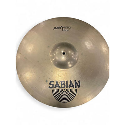 Used SABIAN 20in AAX Metal Ride Brilliant Cymbal