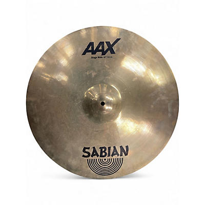 Used SABIAN 20in AAX Stage Ride Cymbal