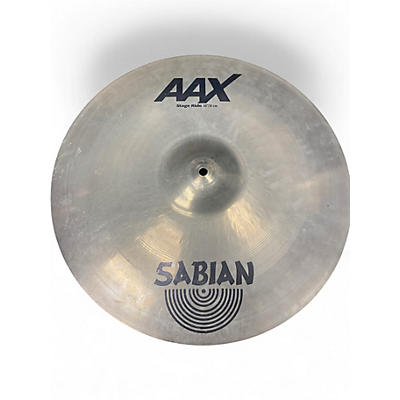 Used SABIAN 20in AAX Stage Ride Cymbal
