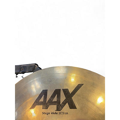 Used SABIAN 20in AAX Stage Ride Cymbal