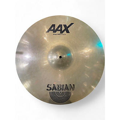 Used SABIAN 20in AAX Stage Ride Cymbal