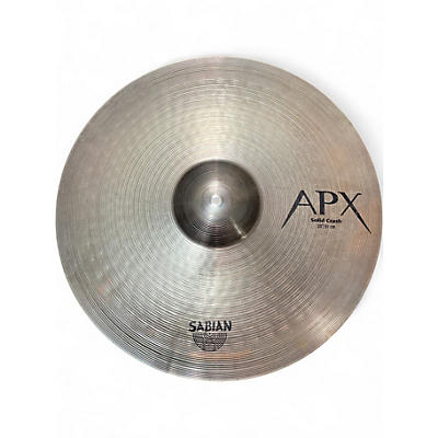 Used SABIAN 20in APX SOLID CRASH Cymbal