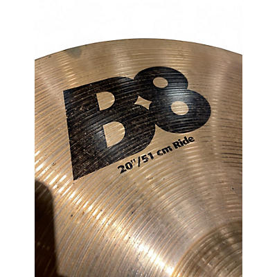 Used SABIAN 20in B8 Ride Cymbal
