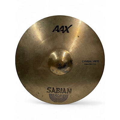 Used SABIAN 21in AAX GROOVE RIDE (CYMBAL VOTE) Cymbal