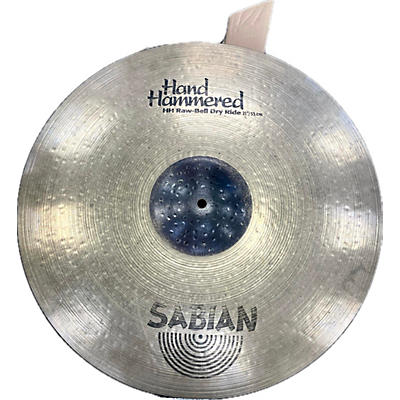 SABIAN Used SABIAN 21in HH Raw Bell Dry Ride Brilliant Cymbal