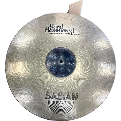 SABIAN Used SABIAN 21in HH Raw Bell Dry Ride Brilliant Cymbal 41